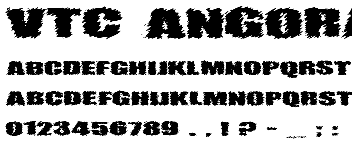 VTC AngoraChik Regular font